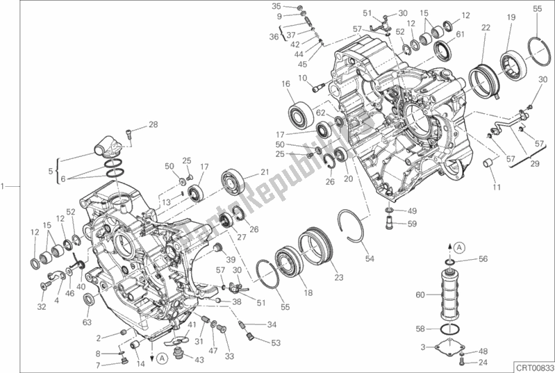 Tutte le parti per il 09a - Coppia Semicarter del Ducati Diavel 1260 S Brasil 2019